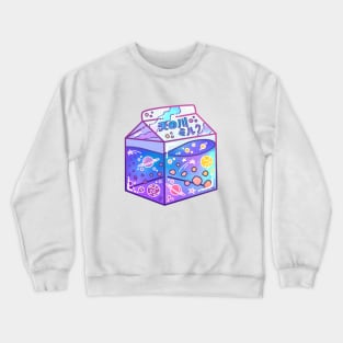 Milky Way Milk Carton Crewneck Sweatshirt